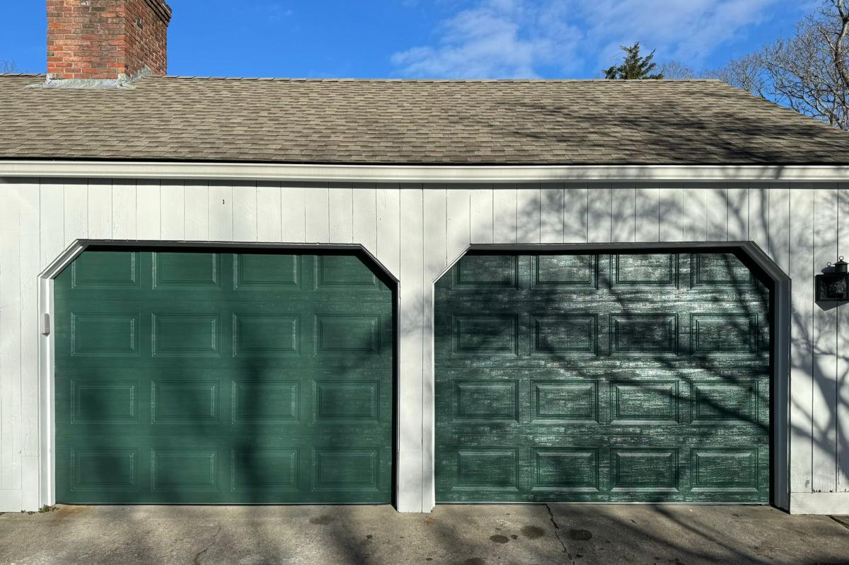 Bluefin garage door repair project